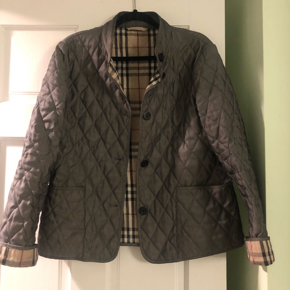 Burberry Quilted Jacket Women’s size Large